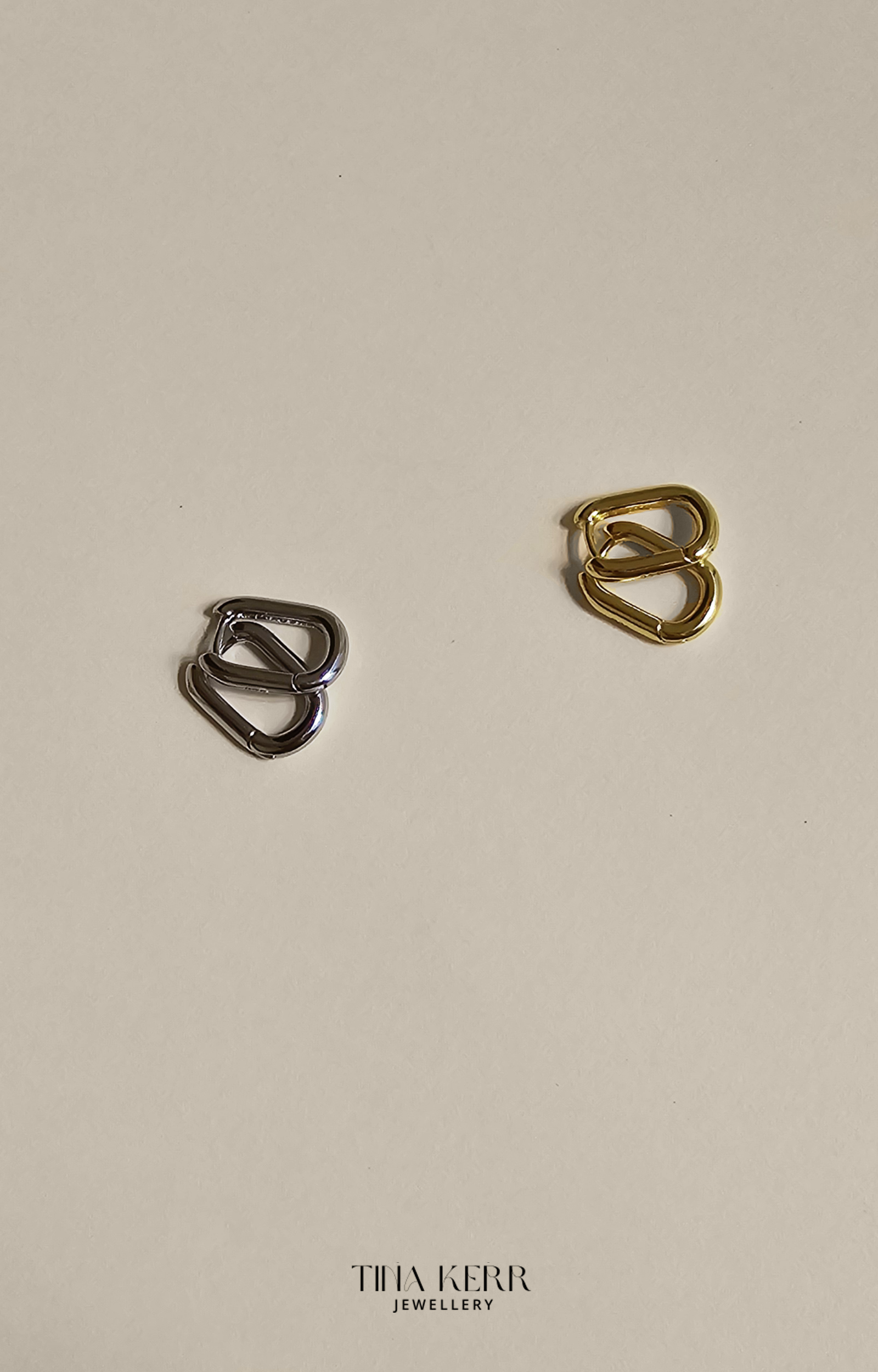 Link Huggie Hoop Earrings