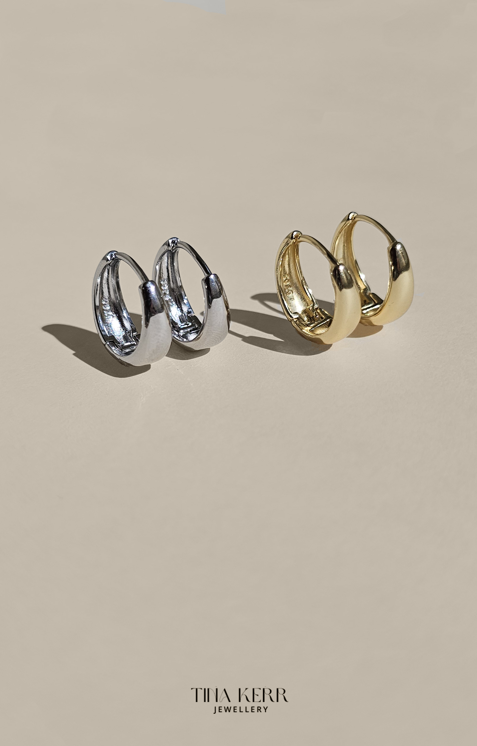 Diana Mini Chunky Hoop Earrings