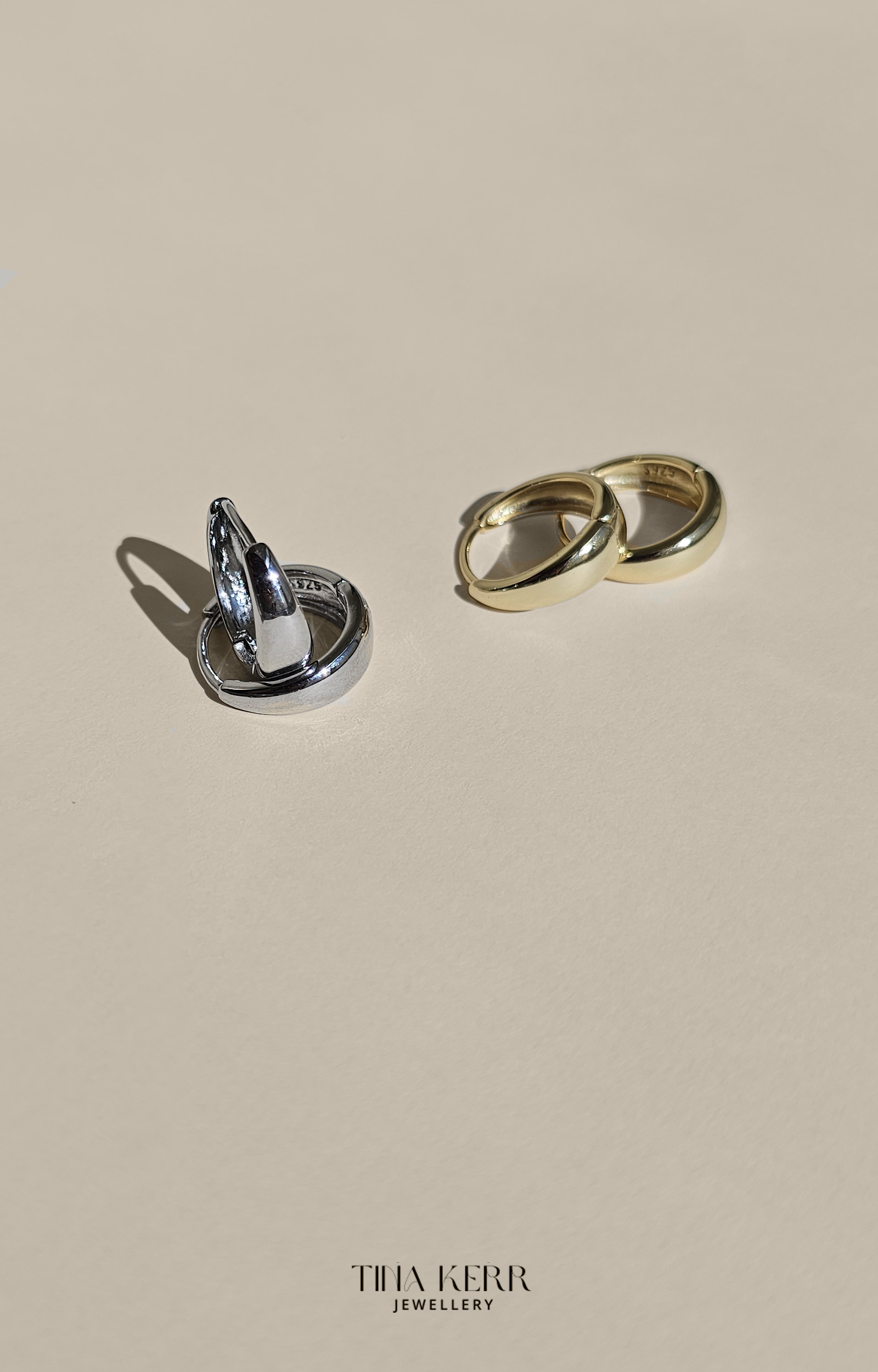Diana Mini Chunky Hoop Earrings