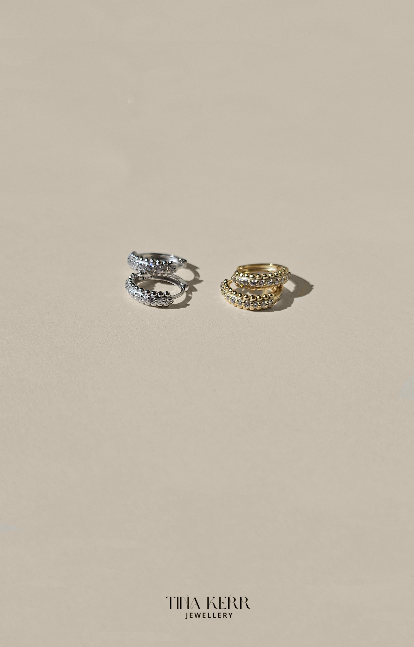 Daisie Huggie Hoop Earrings