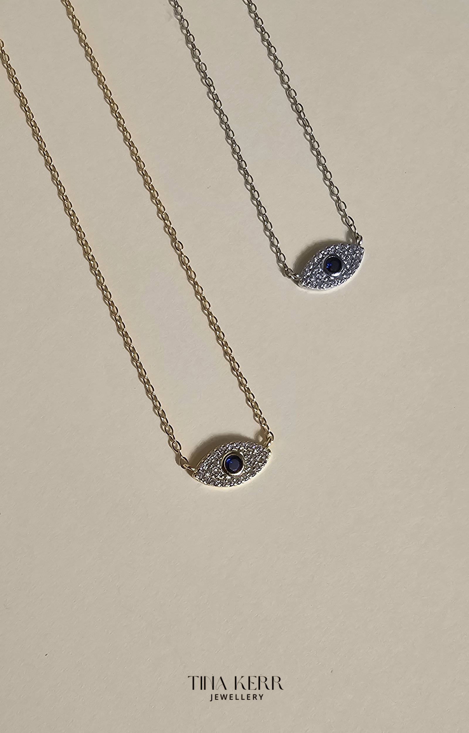 Dainty Evil Eye CZ Necklace