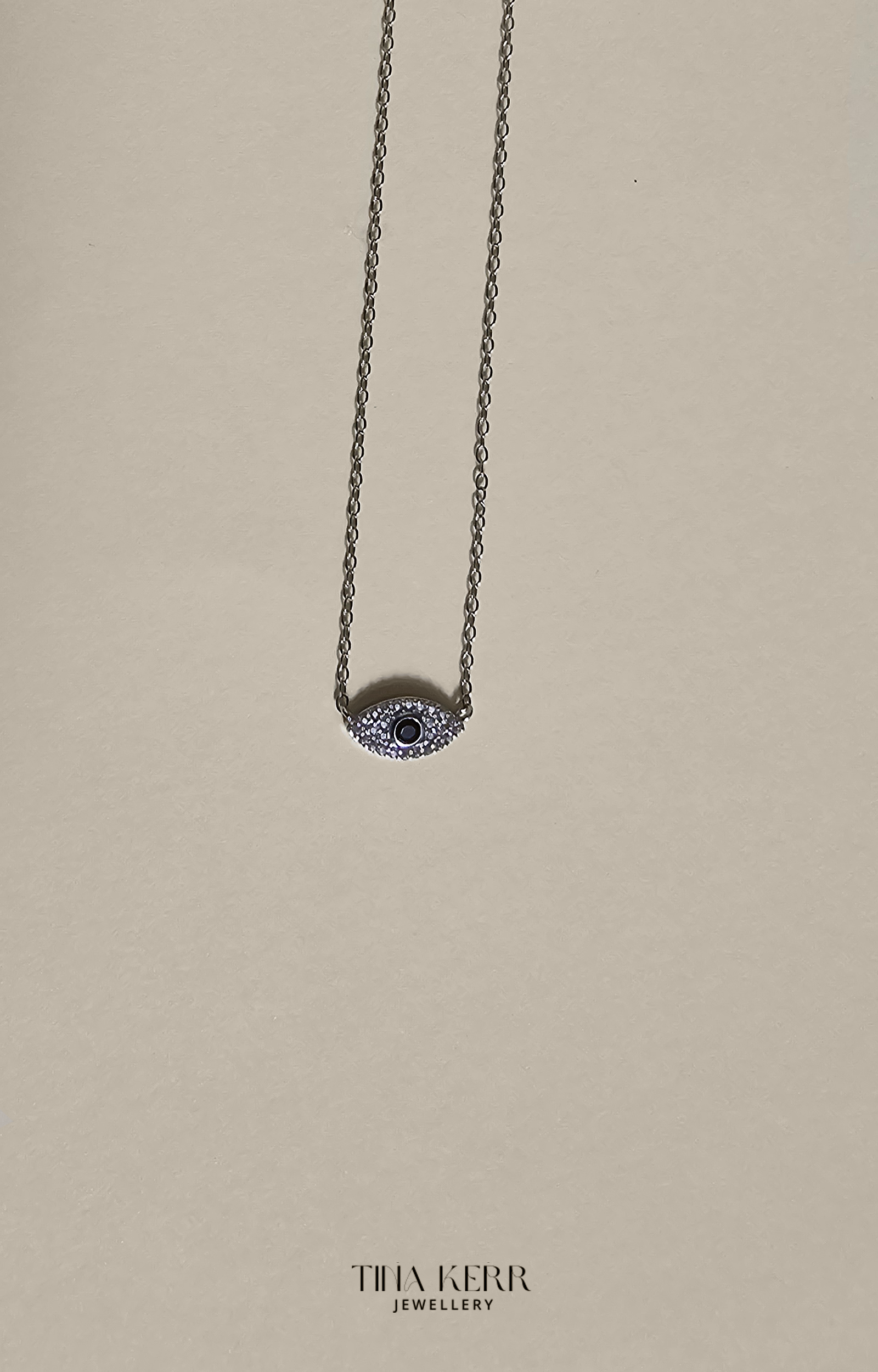 Dainty Evil Eye CZ Necklace