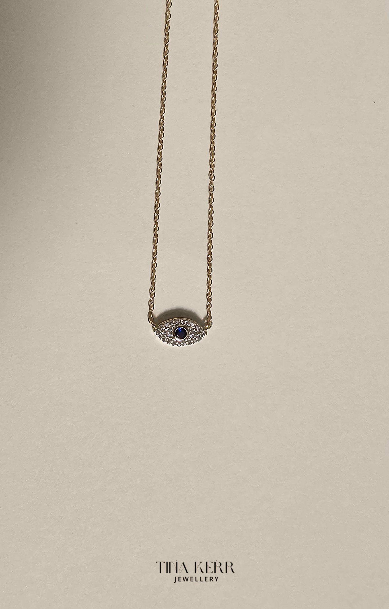 Dainty Evil Eye CZ Necklace