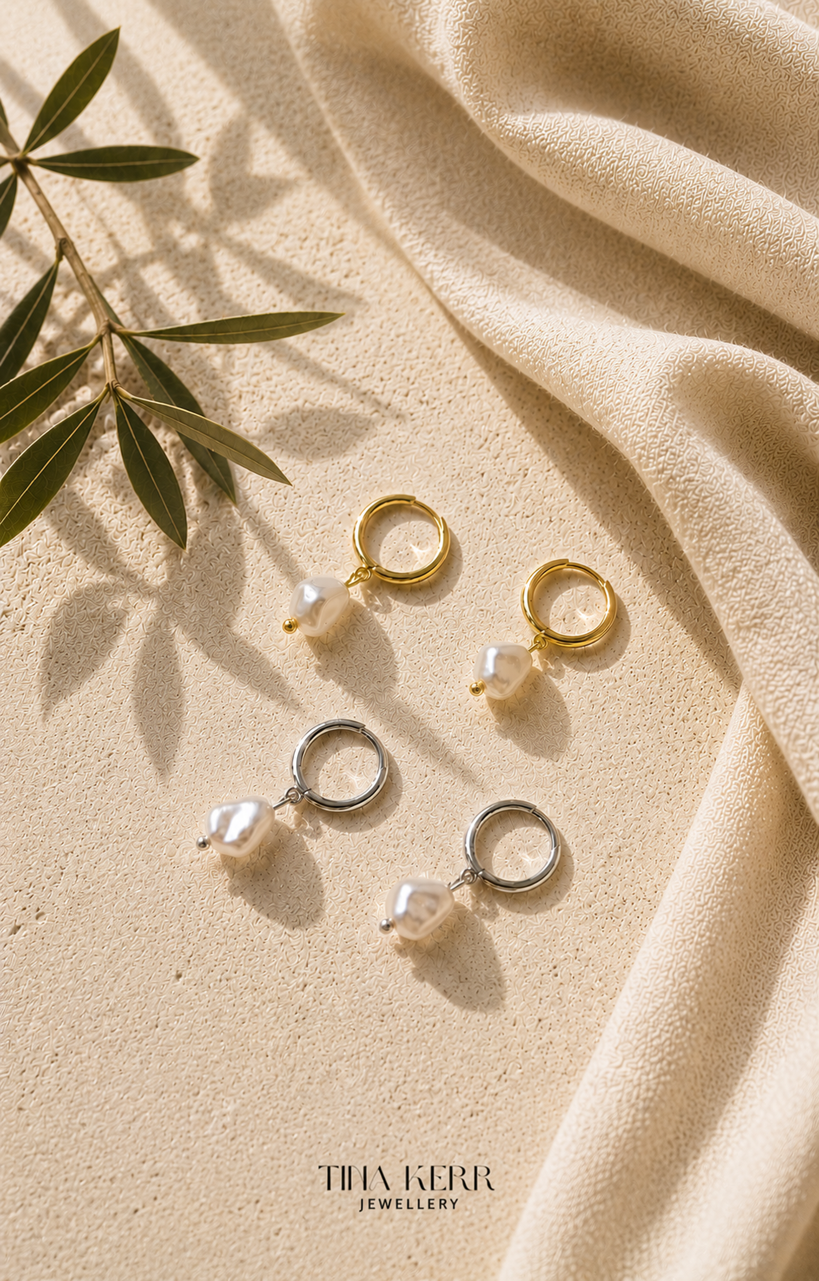 Lena Dangly Hoop Earrings