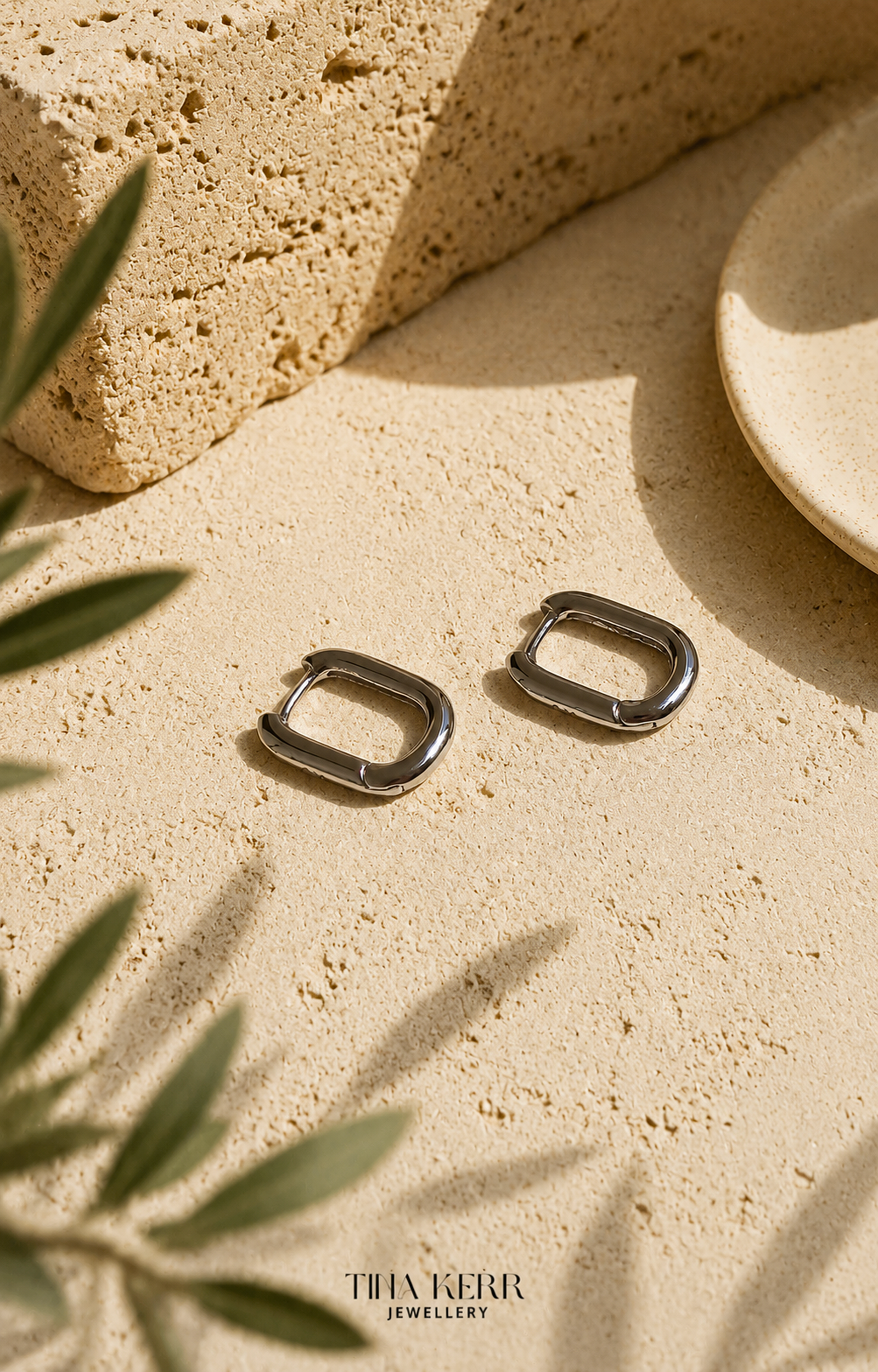 Link Huggie Hoop Earrings