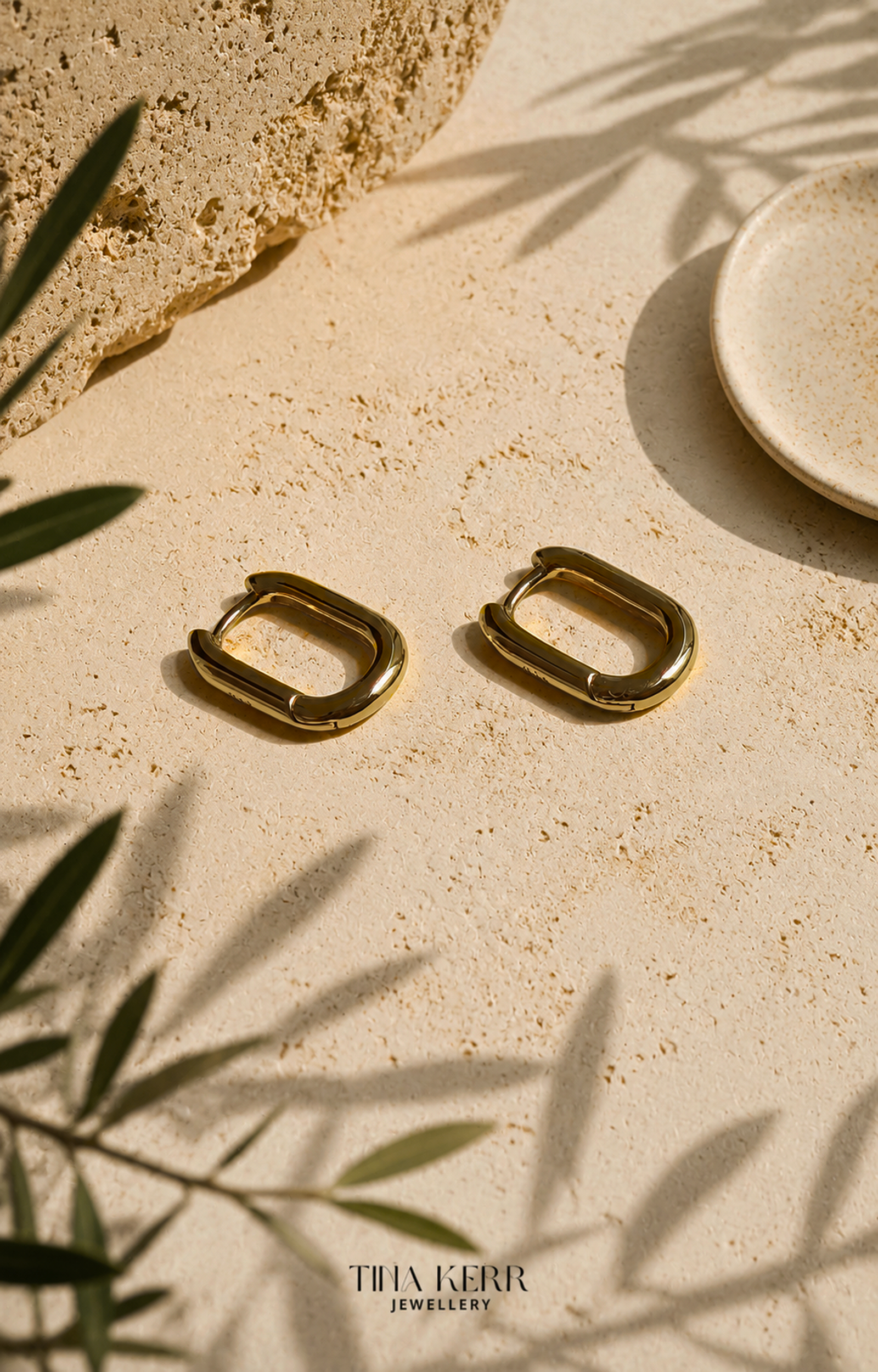 Link Huggie Hoop Earrings