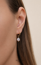 Lena Dangly Hoop Earrings