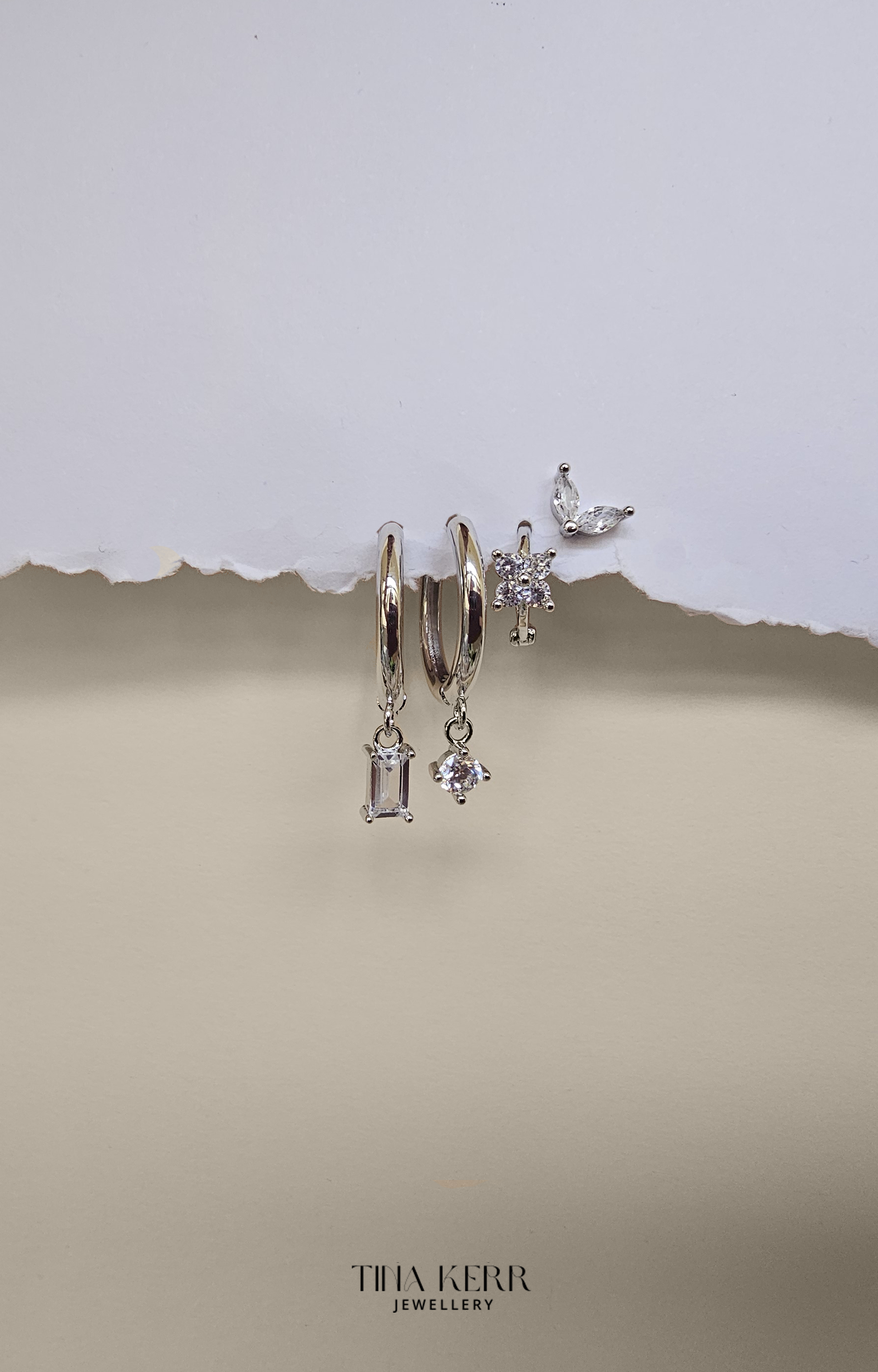 Luxe 4pcs Earring Set