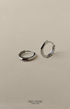 Octa Huggie Hoop Earrings