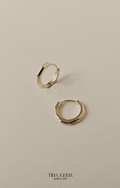Octa Huggie Hoop Earrings