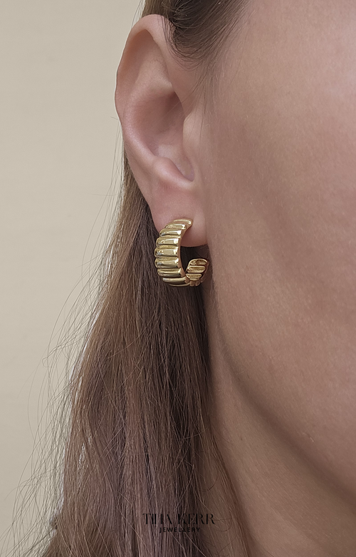 Charlotte Chunky Hoop Earrings