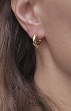Lava Hoop Earrings