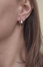 Diana Mini Chunky Hoop Earrings