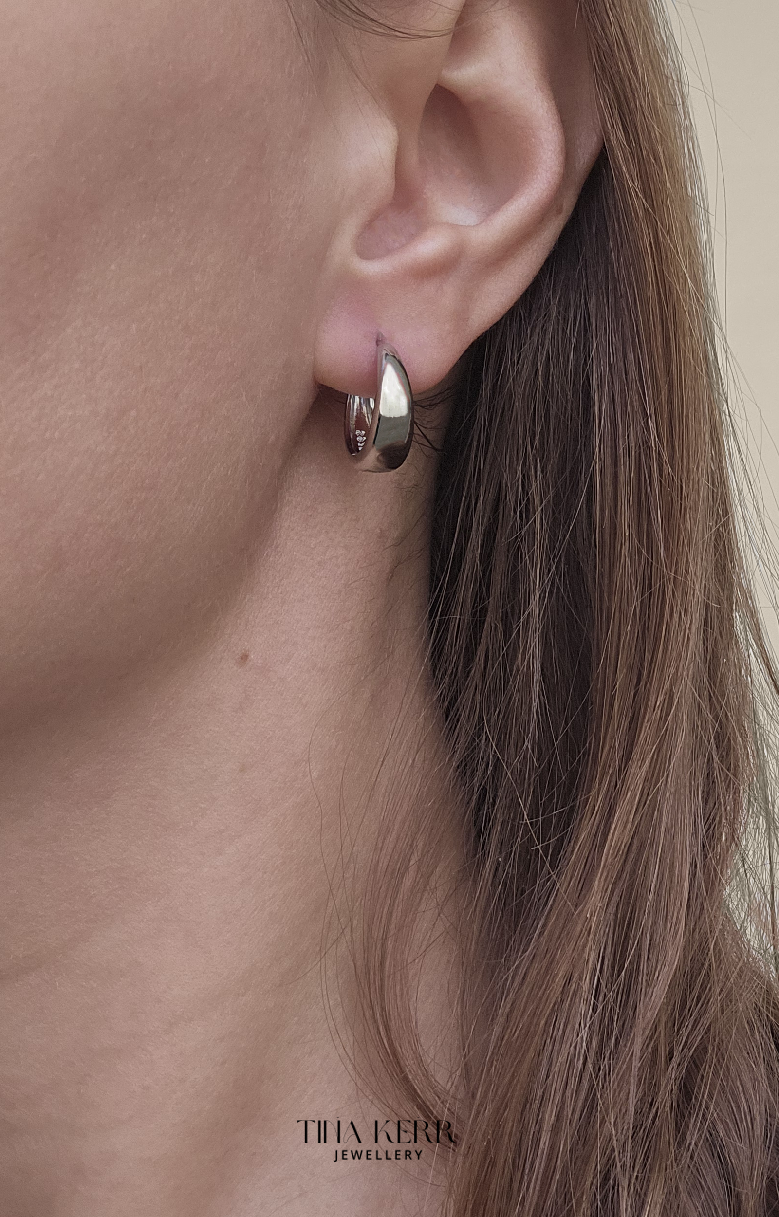 Diana Mini Chunky Hoop Earrings