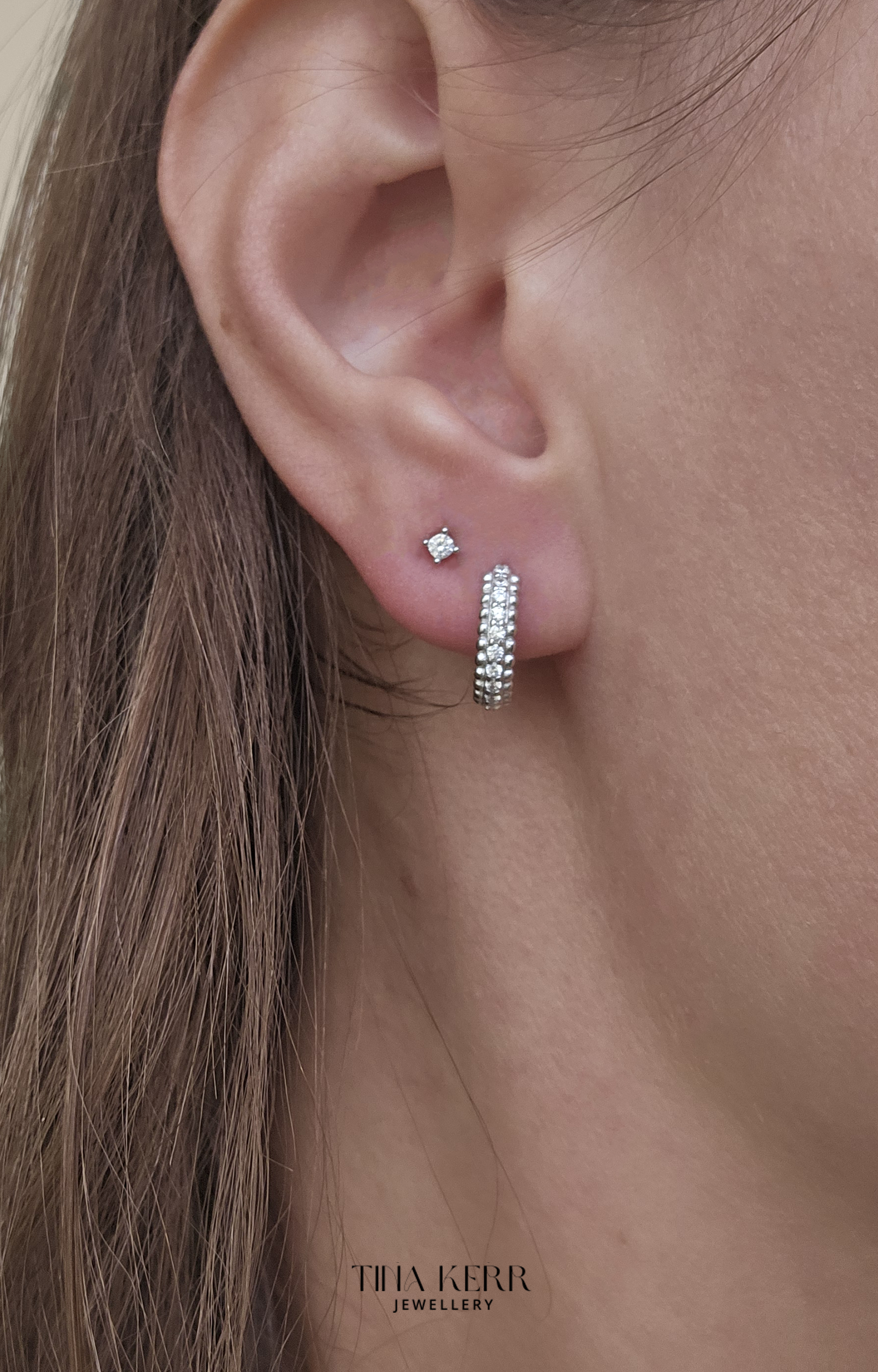 Daisie Huggie Hoop Earrings