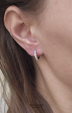 Maisie Huggie Hoop Earrings