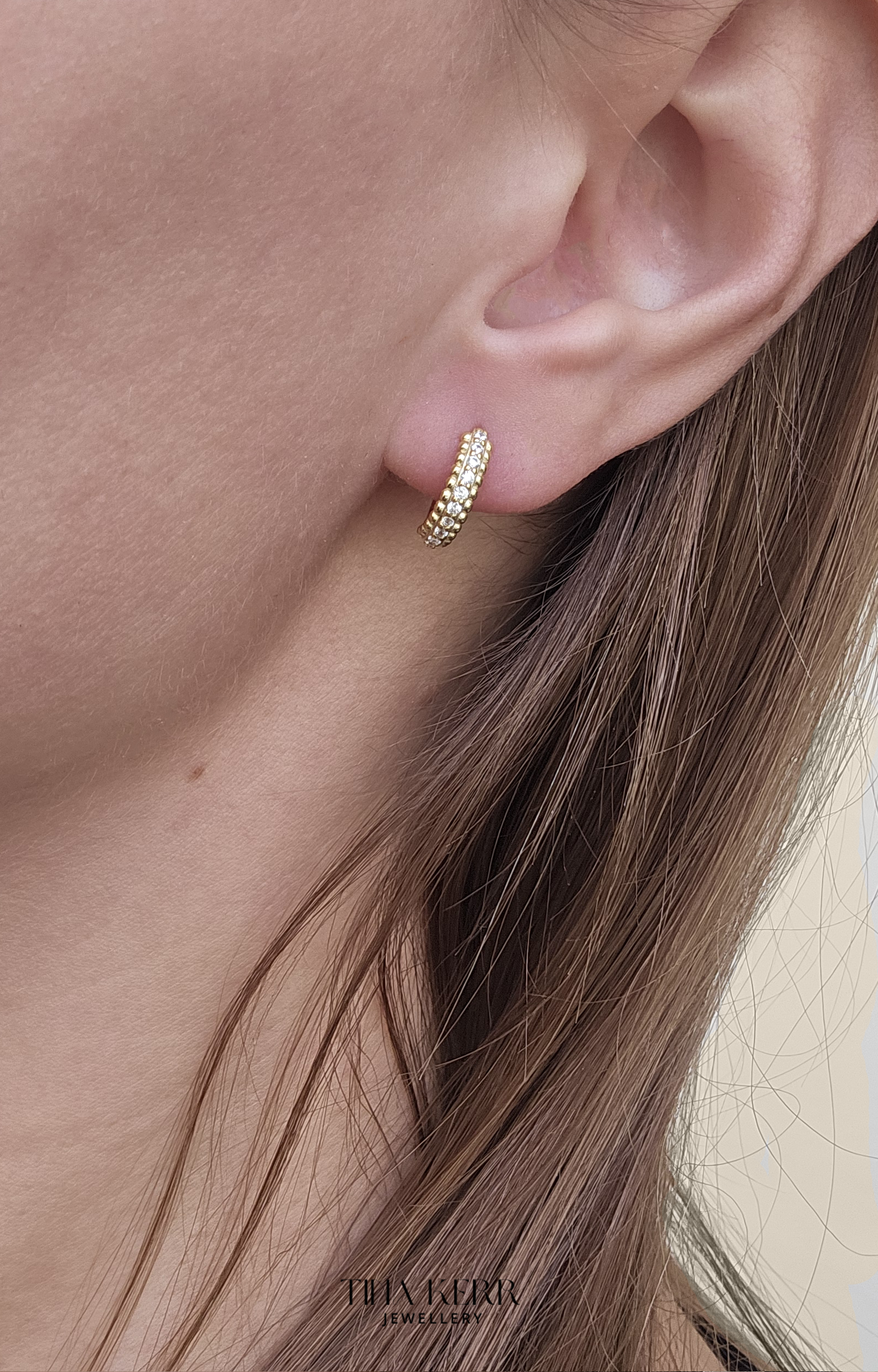 Daisie Huggie Hoop Earrings