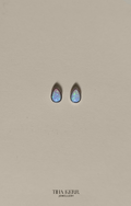 Opal Teardrop Stud Earrings