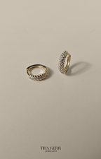 Daisie Huggie Hoop Earrings