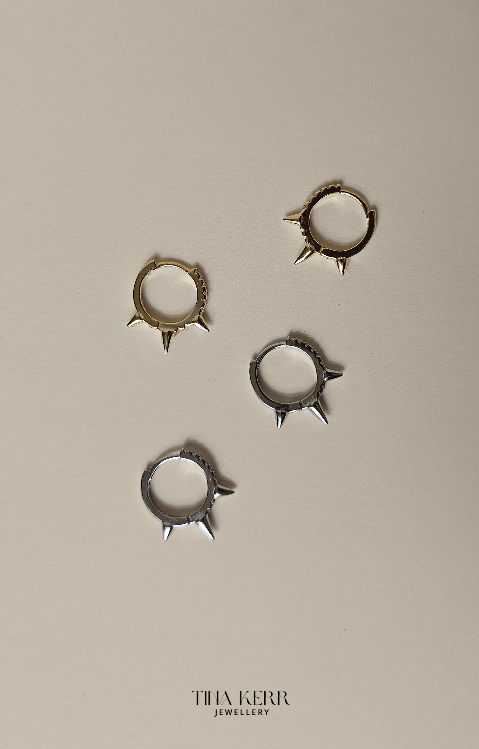 Akida Huggie Hoop Earrings