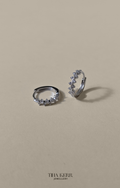 Flora Huggie Hoop Earrings