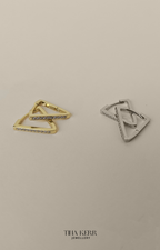 Delta Hoop Earrings