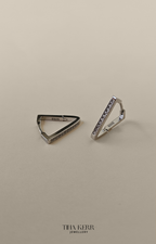 Delta Hoop Earrings