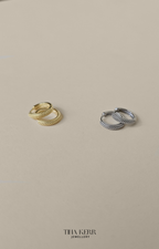 Soleil Huggie Hoop Earrings