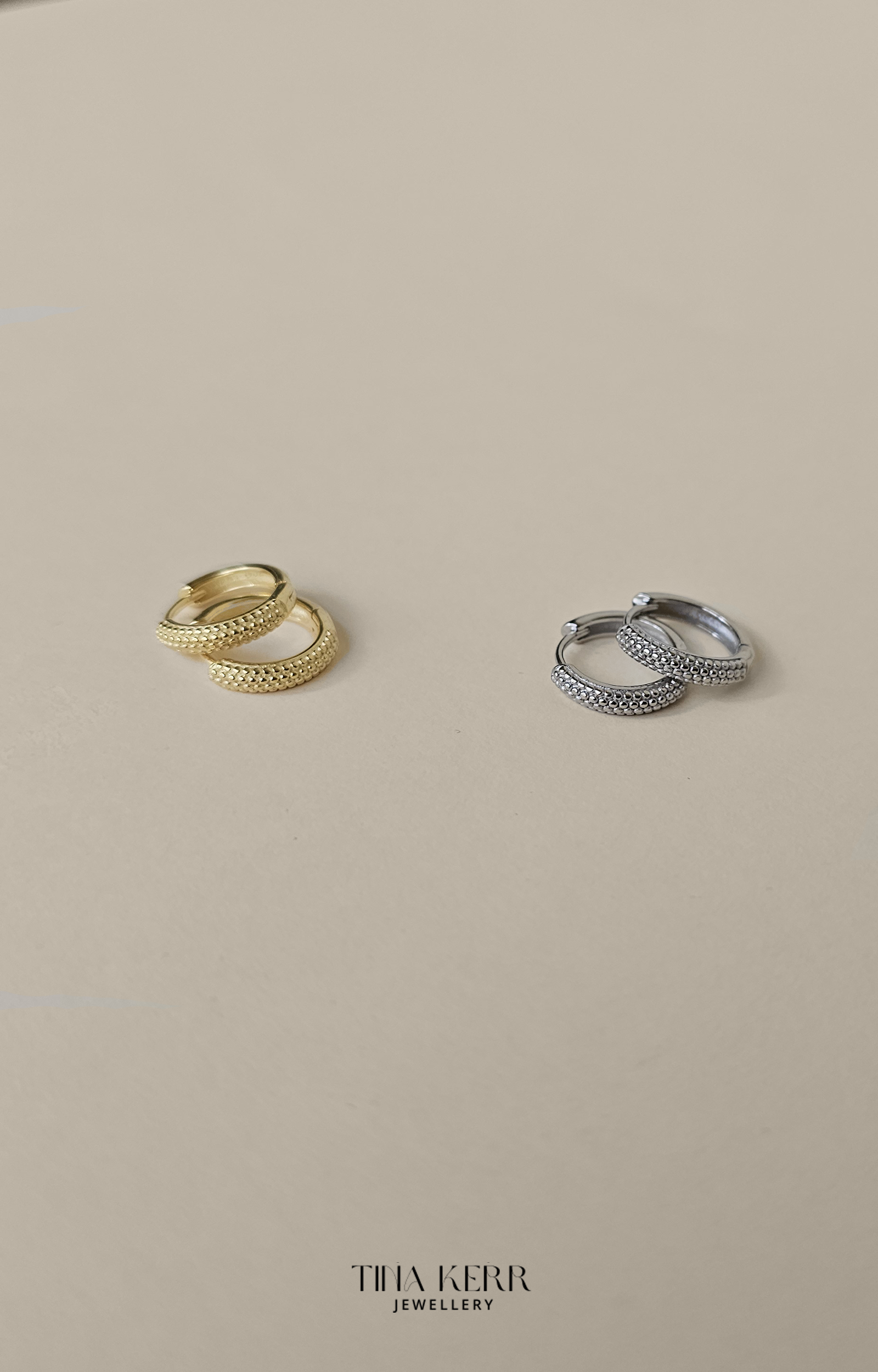 Soleil Huggie Hoop Earrings