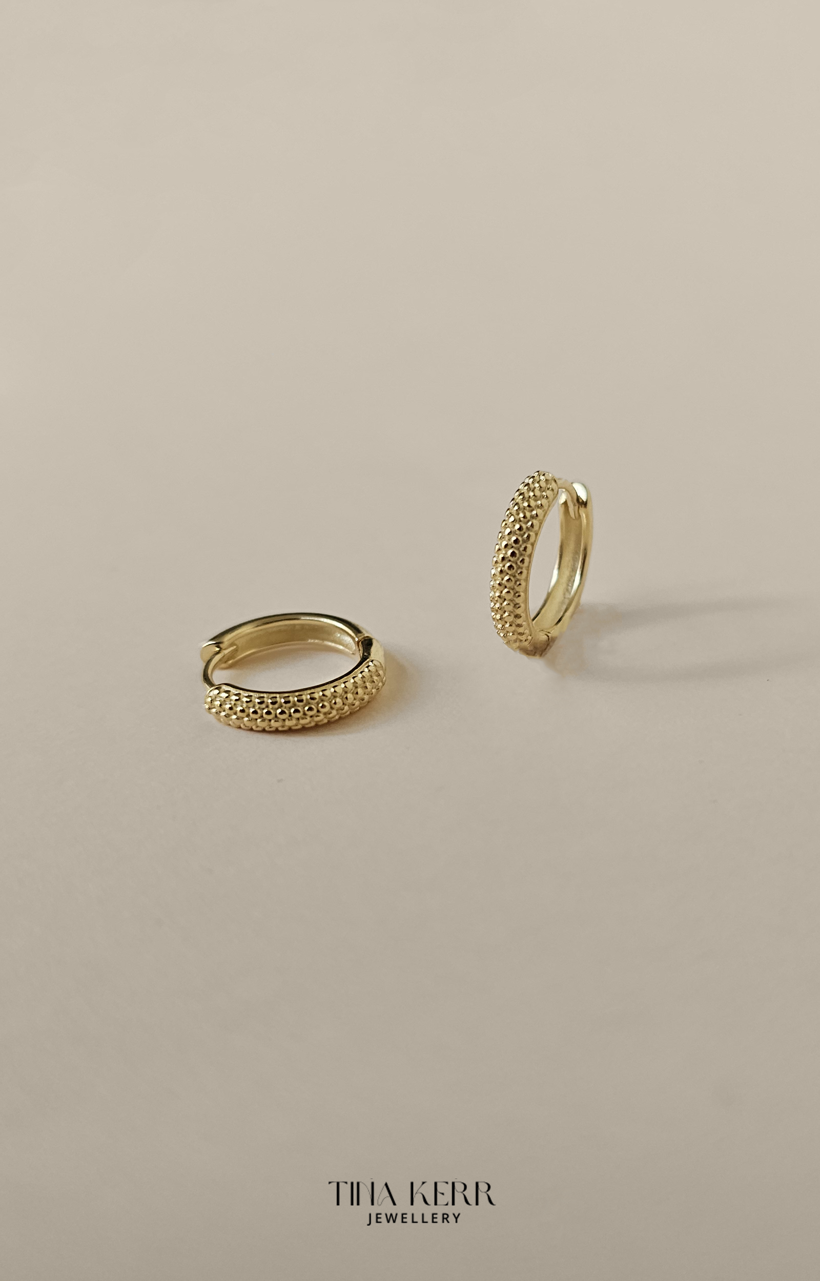 Soleil Huggie Hoop Earrings