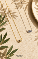 Dainty Evil Eye CZ Necklace