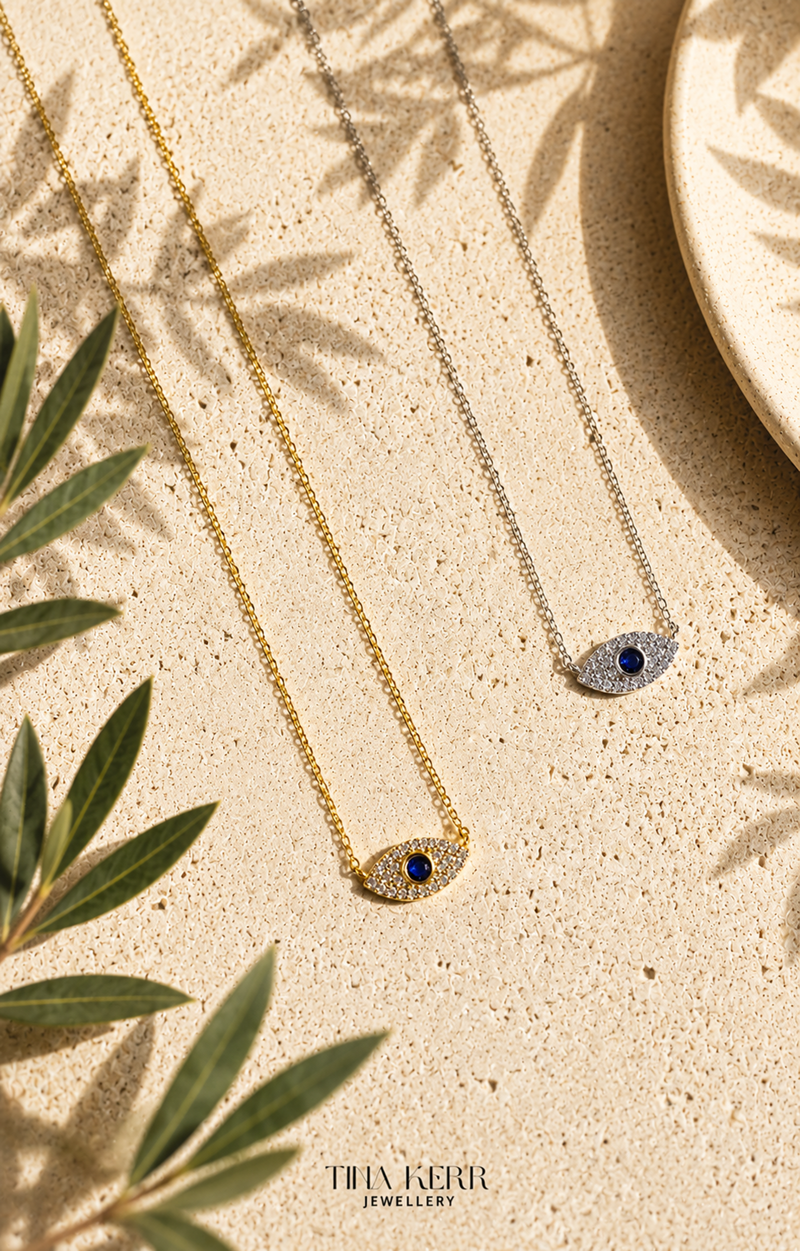 Dainty Evil Eye CZ Necklace