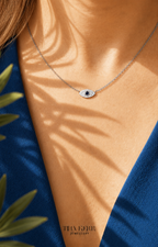 Dainty Evil Eye CZ Necklace