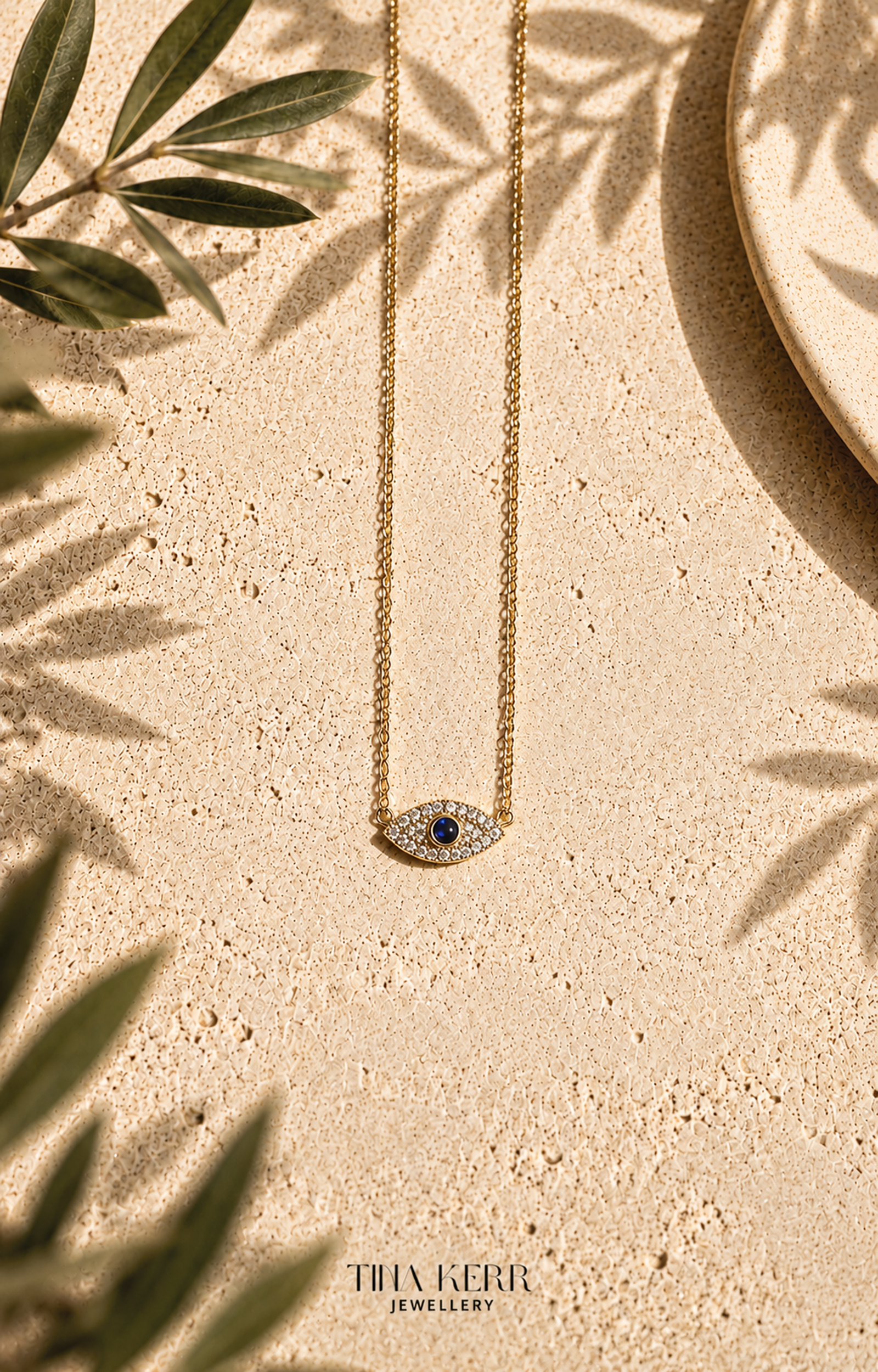 Dainty Evil Eye CZ Necklace
