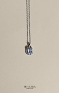 Dainty Baguette CZ Necklace
